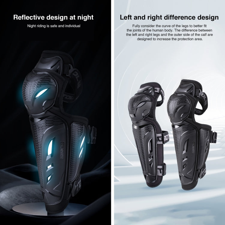 2 in 1 Knee Pads Motolsg Motorcycle Bicycle Riding Protective Gear