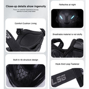 2 in 1 Knee Pads Motolsg Motorcycle Bicycle Riding Protective Gear