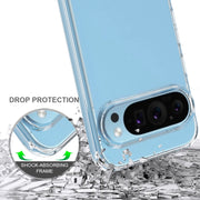 For Google Pixel 9 Pro Scratchproof Acrylic TPU Phone Case(Transparent)