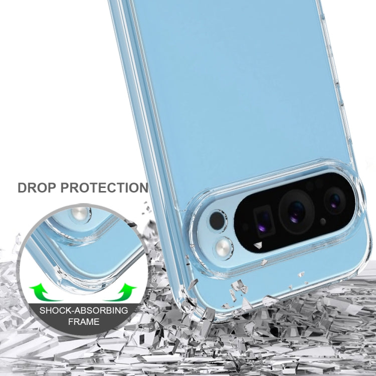 For Google Pixel 9 Pro XL Scratchproof Acrylic TPU Phone Case(Transparent)
