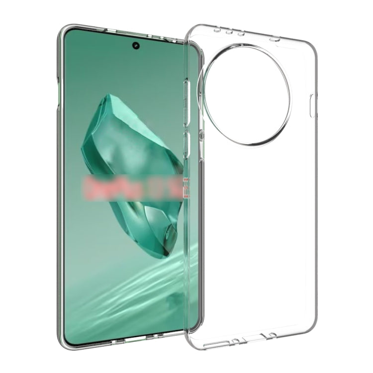 For OnePlus 13 Water-resistant Texture TPU Phone Case(Transparent)