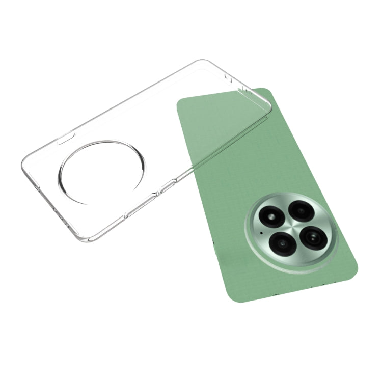 For OnePlus 13 Water-resistant Texture TPU Phone Case(Transparent)