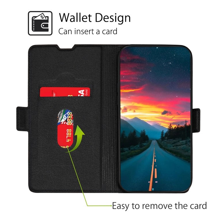 For Huawei nova 12i 4G Ultra-thin Voltage Side Buckle Horizontal Flip Leather Phone Case(Black)