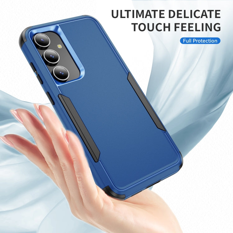 For Samsung Galaxy S24+ 5G TPU + PC Shockproof Protective Phone Case(Royal Blue + Black)