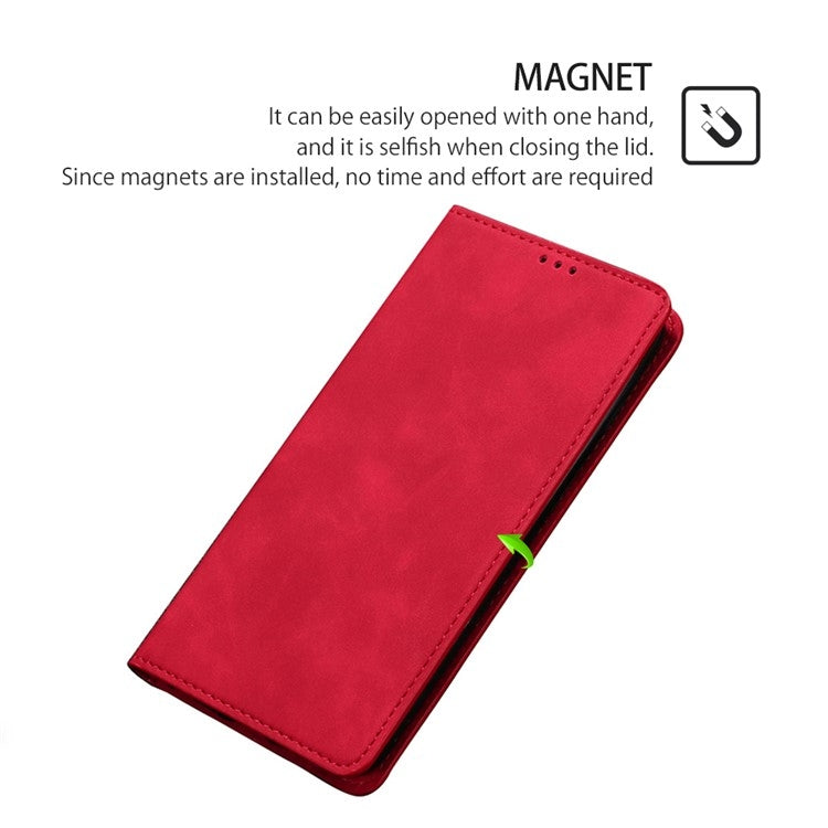 For Xiaomi 14 Skin Feel Magnetic Leather Phone Case(Red)