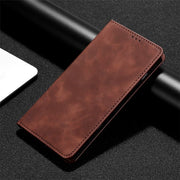 For Huawei Pura 70 Skin Feel Magnetic Leather Phone Case(Dark Brown)