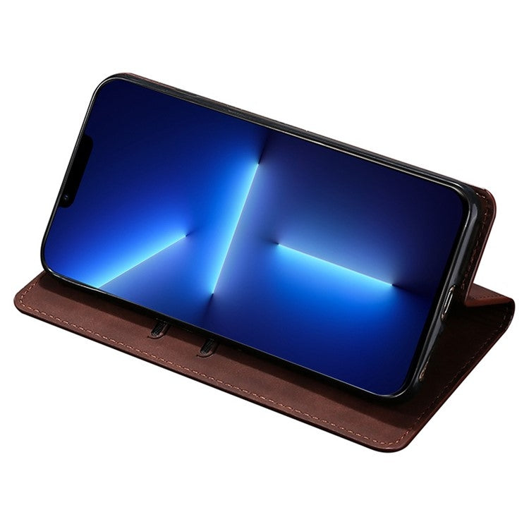 For Huawei Pura 70 Skin Feel Magnetic Leather Phone Case(Dark Brown)