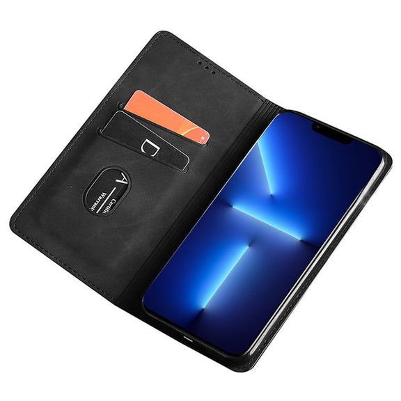 For Huawei Pura 70 Skin Feel Magnetic Leather Phone Case(Black)