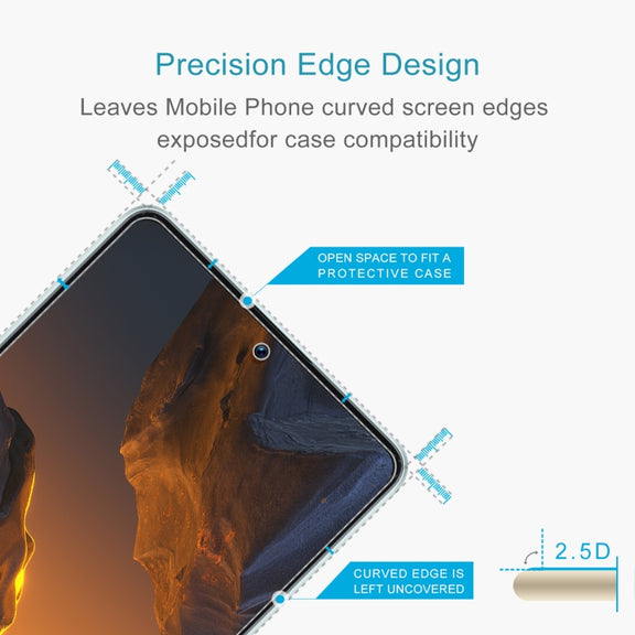 For Xiaomi Poco F5 10pcs 0.26mm 9H 2.5D Tempered Glass Film