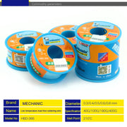 Mechanic HBD-366 40g Tin Solder Wire Lead-Free Solder Melt Rosin Core, Model:0.5mm