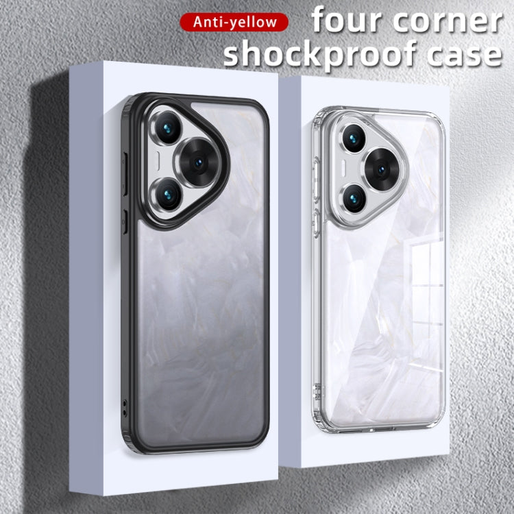 For Huawei Pura 70 Armor Clear TPU Hard PC Phone Case(Clear)