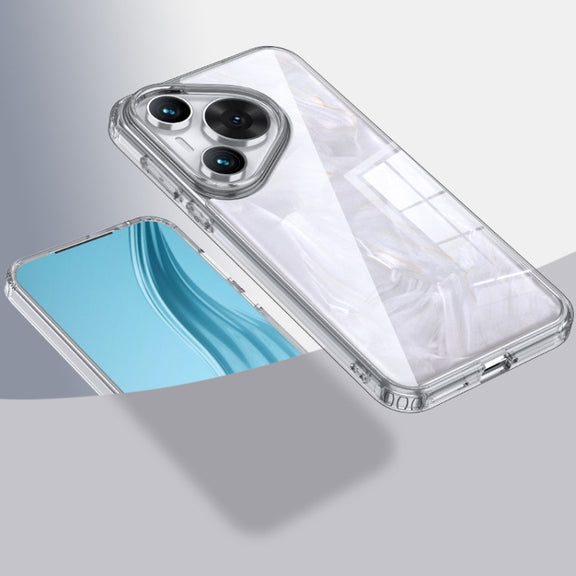 For Huawei Pura 70 Armor Clear TPU Hard PC Phone Case(Clear)
