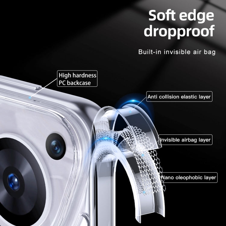 For Huawei Pura 70 Ultra Armor Clear TPU Hard PC Phone Case(Matte Black)