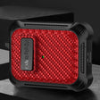 For AirPods 3 Alpha Carbon Fiber Wireless Bluetooth Earphone Protective Case(Red) - For AirPods 3 by PMC Jewellery | Online Shopping South Africa | PMC Jewellery | Buy Now Pay Later Mobicred