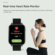 Z20 1.75 inch Screen 4G LTE Smart Watch Android 9 OS 4GB+128GB(Black)
