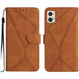 For Motorola Moto E22 / E22i 4G Stitching Embossed Leather Phone Case(Brown) - free shipping - PMC TechLife - Order now!