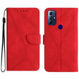 For Motorola Moto G Play 2023 Stitching Embossed Leather Phone Case(Red) - free shipping - PMC TechLife - Order now!