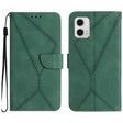 For Moto G53 5G / G23 / G13 4G Stitching Embossed Leather Phone Case(Green) - free shipping - PMC TechLife - Order now!