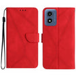 For Motorola Moto E14 Stitching Embossed Leather Phone Case(Red) - free shipping - PMC TechLife - Order now!