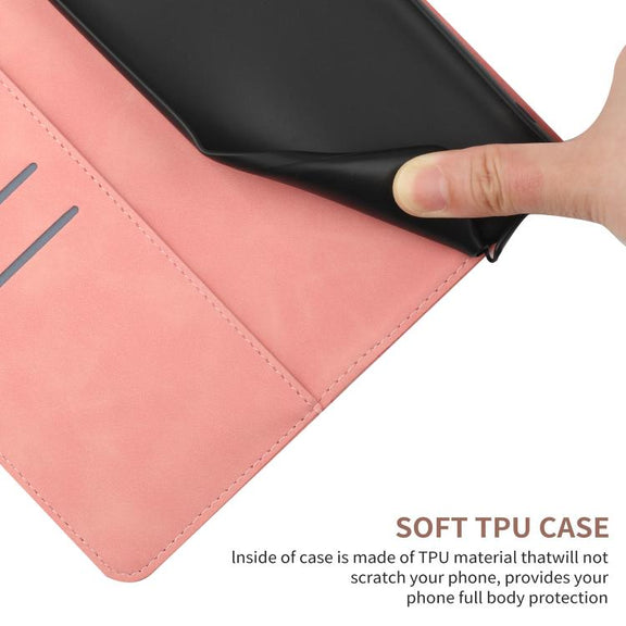 For Motorola Edge 60 5G Stitching Embossed Leather Phone Case(Pink)