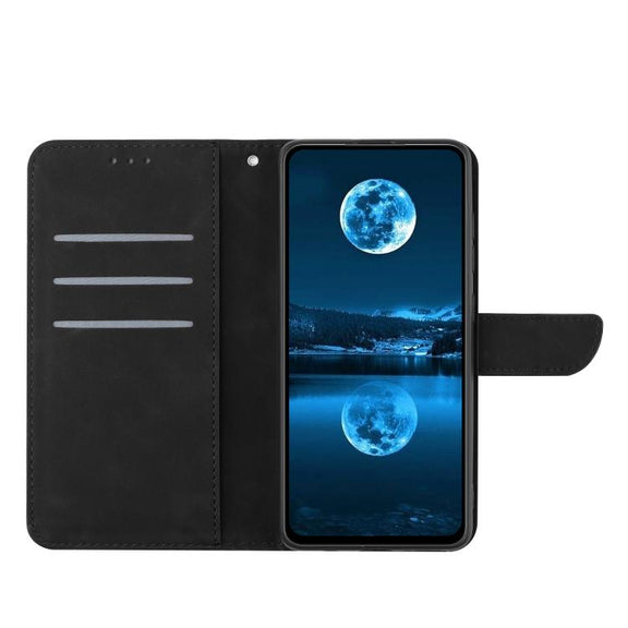 For Motorola Edge 60 Pro Stitching Embossed Leather Phone Case(Black)