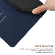 For Motorola Edge 60 Pro Stitching Embossed Leather Phone Case(Blue)