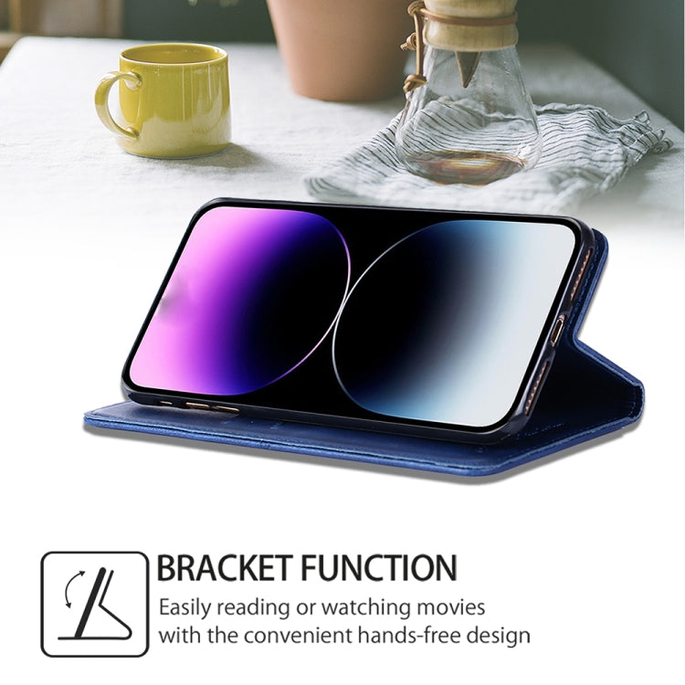 For Huawei Pura 70 Pro / 70 Pro+ 5G Cow Texture Magnetic Leather Phone Case(Blue)