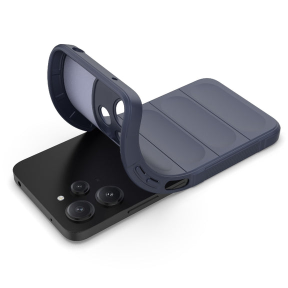 For Xiaomi Redmi 12 5G Magic Shield TPU + Flannel Phone Case(Black)