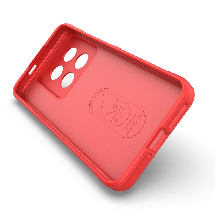 For Xiaomi 14 Pro 5G Magic Shield TPU + Flannel Phone Case(Red)