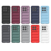 For Xiaomi 14 Pro 5G Magic Shield TPU + Flannel Phone Case(Dark Blue)