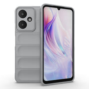 For Xiaomi Redmi 13C 5G Magic Shield TPU + Flannel Phone Case(Grey)