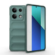 For Xiaomi Redmi Note 13 4G Global Magic Shield TPU + Flannel Phone Case(Dark Green) - Note 13 Cases by PMC TechLife | Online Shopping South Africa | PMC TechLife | Buy Now Pay Later Mobicred