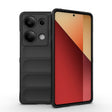 For Xiaomi Redmi Note 13 Pro 4G Global Magic Shield TPU + Flannel Phone Case(Black) - Note 13 Pro Cases by PMC TechLife | Online Shopping South Africa | PMC TechLife | Buy Now Pay Later Mobicred