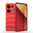 For Xiaomi Redmi Note 13 Pro 4G Global Magic Shield TPU + Flannel Phone Case(Red) - Xiaomi Cases by PMC TechLife | Online Shopping South Africa | PMC TechLife | Buy Now Pay Later Mobicred