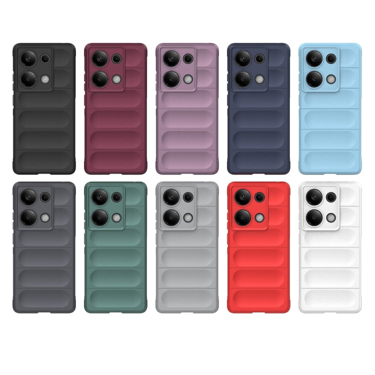 For Xiaomi Redmi Note 13 Pro 4G Global Magic Shield TPU + Flannel Phone Case(Grey)