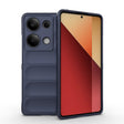For Xiaomi Redmi Note 13 Pro 4G Global Magic Shield TPU + Flannel Phone Case(Dark Blue) - Note 13 Pro Cases by PMC TechLife | Online Shopping South Africa | PMC TechLife | Buy Now Pay Later Mobicred