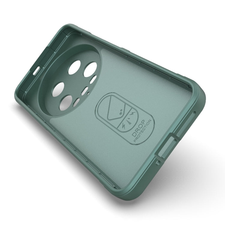 For Xiaomi 14 Ultra Magic Shield TPU + Flannel Phone Case(Grey)