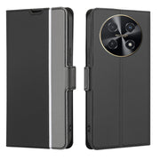 For Huawei nova 12i 4G Twill Texture Side Button Leather Phone Case(Black)