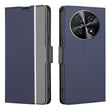 For Huawei nova 12i 4G Twill Texture Side Button Leather Phone Case(Blue) - Huawei Cases by PMC TechLife | Online Shopping South Africa | PMC TechLife | Buy Now Pay Later Mobicred