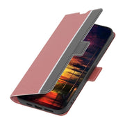 For Huawei nova 12i 4G Twill Texture Side Button Leather Phone Case(Pink)