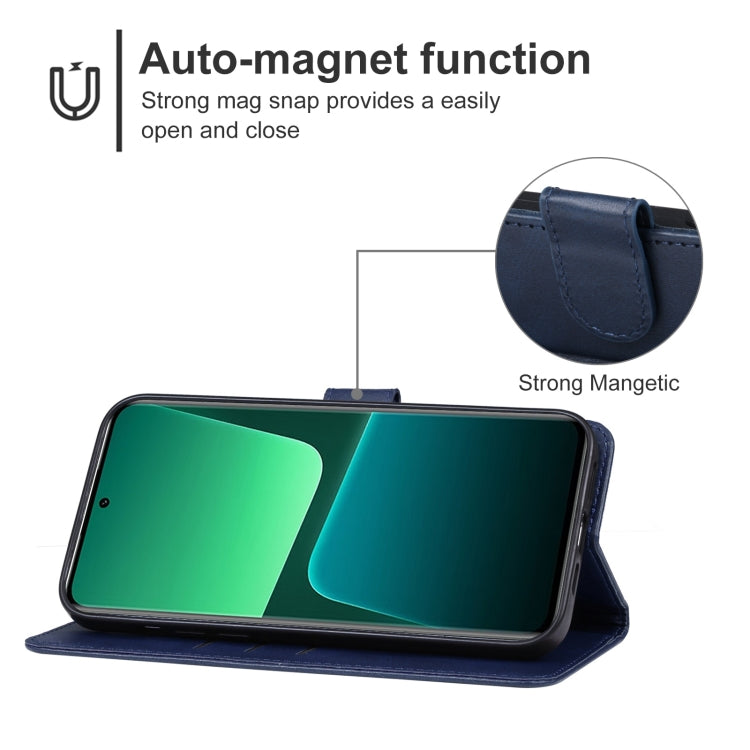 For Xiaomi 13T Pro Leather Phone Case(Blue)