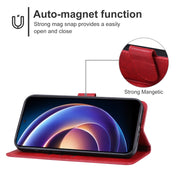 For Xiaomi Redmi 12 5G Leather Phone Case(Red)