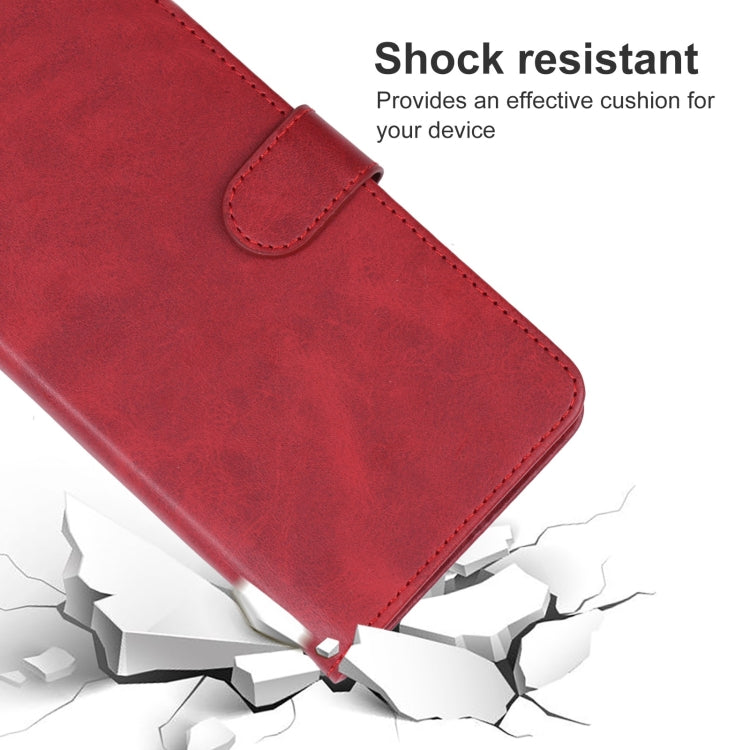 For Xiaomi Redmi 12 5G Leather Phone Case(Red)