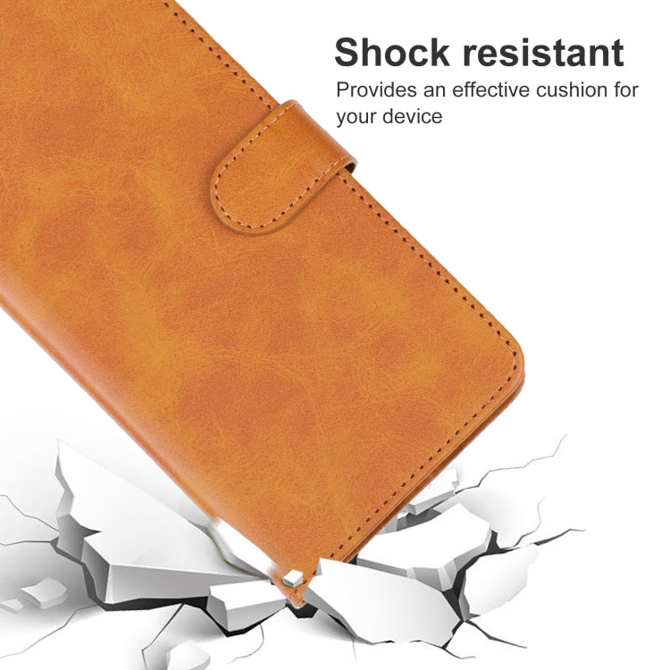 For Xiaomi Redmi Note 12R Leather Phone Case(Brown)