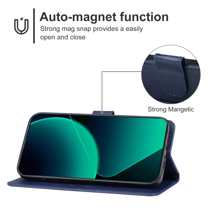 For Xiaomi 14 Pro Leather Phone Case(Blue)