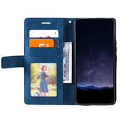 For Xiaomi Redmi 13C Skin Feel Splicing Leather Phone Case(Blue)