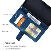 For Xiaomi Redmi 13C Skin Feel Splicing Leather Phone Case(Blue)