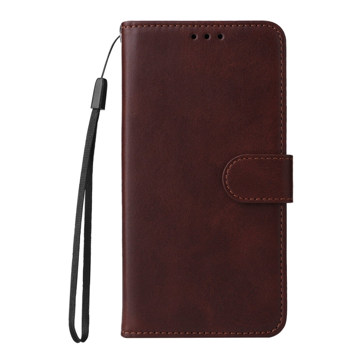For Honor 200 Lite Global Classic Calf Texture Flip Leather Phone Case(Brown)