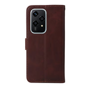 For Honor 200 Lite Global Classic Calf Texture Flip Leather Phone Case(Brown)