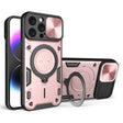 For iPhone 16 Pro Max CD Texture Sliding Camshield Magnetic Holder Phone Case(Pink) - free shipping - PMC TechLife - Order now!